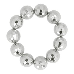 BRACELET BOULES A FACETTES DISCO