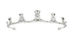 DIADEME TIARE ROYAL CAROLINE ARGENT