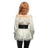 CORSET OU CEINTURE NOIR TYPE MEDIEVAL-PIRATE RACHEL TAILLE M-L CORSET OU CEINTURE NOIR TYPE MEDIEVAL-PIRATE RACHEL TAILLE M-L