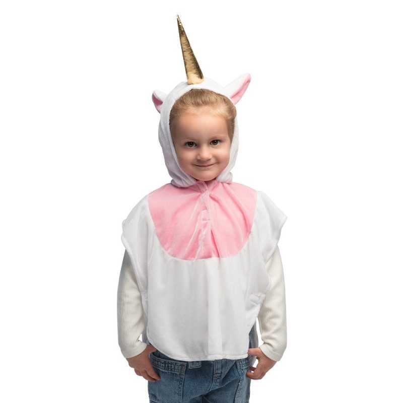 PONCHO LICORNE EN TISSU ENFANT 3-4 ANS