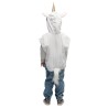 PONCHO LICORNE EN TISSU ENFANT 3-4 ANS