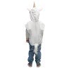 PONCHO LICORNE EN TISSU ENFANT 3-4 ANS