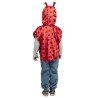 PONCHO COCCINELLE OU LADYBUG EN TISSU ENFANT 3-4 ANS