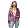 DEGUISEMENT BLOUSON BOMBER AVEC CAPUCHE RAVE ROSE TAILLE M DEGUISEMENT BLOUSON BOMBER AVEC CAPUCHE RAVE ROSE TAILLE M