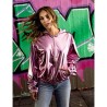 DEGUISEMENT BLOUSON BOMBER AVEC CAPUCHE RAVE ROSE TAILLE M DEGUISEMENT BLOUSON BOMBER AVEC CAPUCHE RAVE ROSE TAILLE M