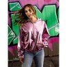 DEGUISEMENT BLOUSON BOMBER AVEC CAPUCHE RAVE ROSE TAILLE M