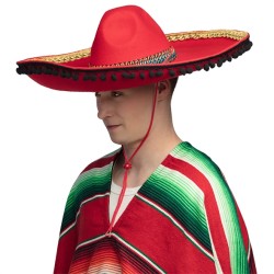 SOMBRERO ROUGE MEXICAIN