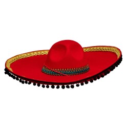 SOMBRERO ROUGE MEXICAIN