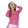 SET BANDEAU ET POIGNET VERT FLUO