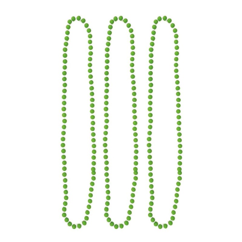 3 COLLIERS FLUO VERT FLUO 40 CM 3 COLLIERS FLUO VERT FLUO 40 CM