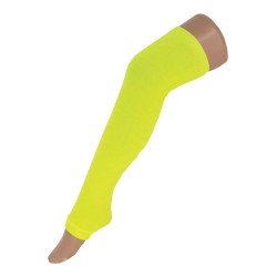 GUETRES OU JAMBIERES JAUNE FLUO 60 CM