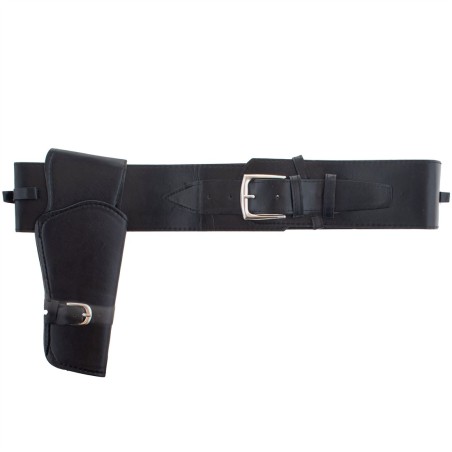 SIMPLE HOLSTER NOIR WESTERN ADULTE 120 CM