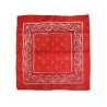 BANDANA COW BOY WESTERN ROUGE 50 X 50 CM BANDANA COW BOY WESTERN ROUGE 50 X 50 CM