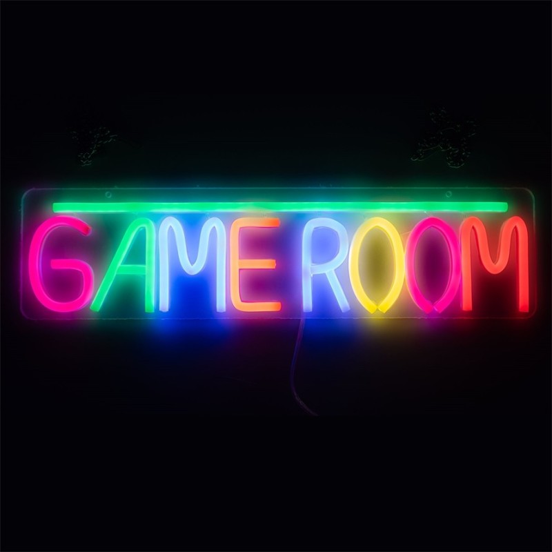 LUMIERE NEON LED GAME ROOM MULTICOLORE LUMIERE NEON LED GAME ROOM MULTICOLORE