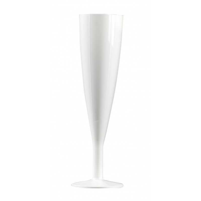 6 FLUTES A CHAMPAGNE BLANCHE 13 CL INCASSABLES