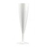 6 FLUTES A CHAMPAGNE BLANCHE 13 CL INCASSABLES