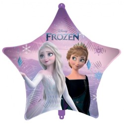 BALLON METALLIQUE ETOILE  LA REINE DES NEIGES  FROZEN  46 CM 