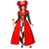 DEGUISEMENT FEMME REINE DE COEUR ROBE LONGUE TAILLE XS