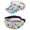 VISIERE + CEINTURE BANANE MODE FUNK ANNEES 80