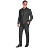 DEGUISEMENT HOMME COSTUME GANGSTER NOIR ET BLANC TAILLE XL  DEGUISEMENT HOMME COSTUME GANGSTER NOIR ET BLANC TAILLE XL