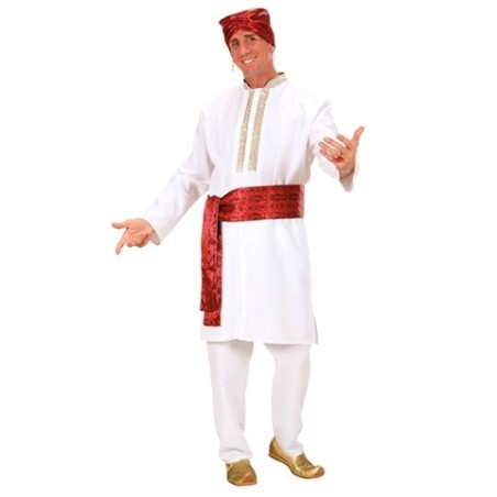 DEGUISEMENT DANSEUR HINDOU TUNIQUE PANTALON CEINTURE TURBAN  TAILLE M