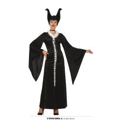 DEGUISEMENT HALLOWEEN SORCIERE NOIR MALEFICE TAILLE L