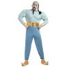 DEGUISEMENT GENIE DE LA LAMPE BLEU  MUSCLE TAILLE L