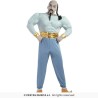 DEGUISEMENT GENIE DE LA LAMPE BLEU  MUSCLE TAILLE XL
