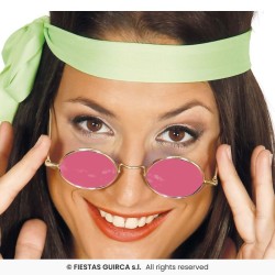 LUNETTES RONDE HIPPIE ROSE
