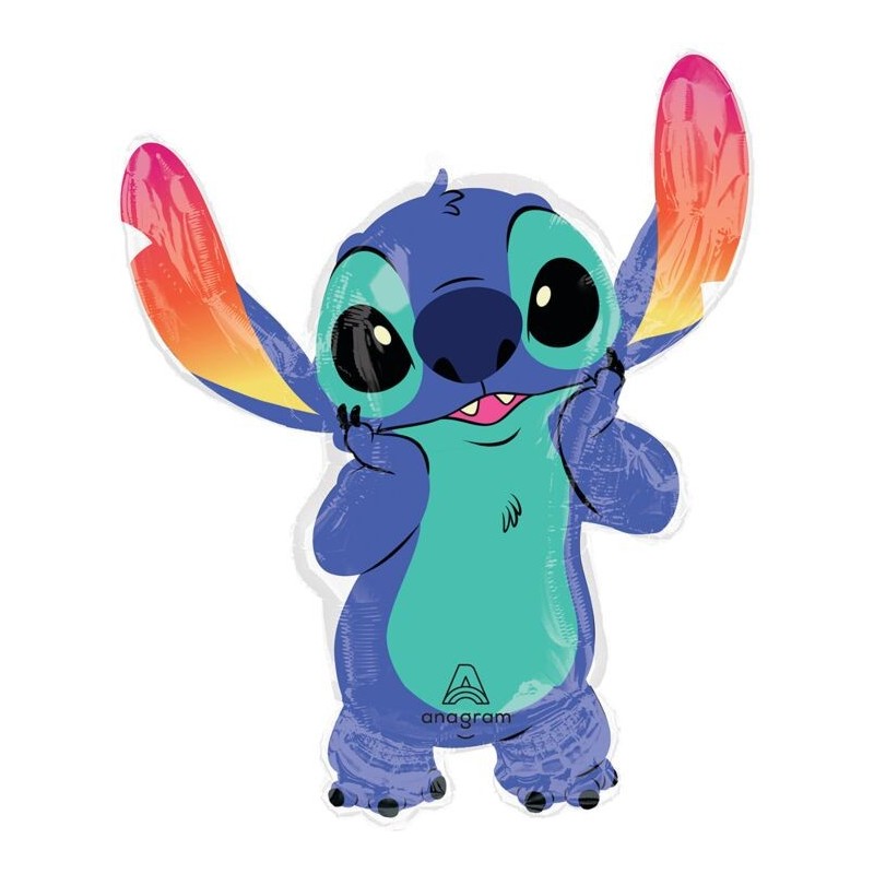 BALLON METALLIQUE STITCH PERSONNAGE 68 X 83 CM BALLON METALLIQUE STITCH PERSONNAGE 68 X 83 CM