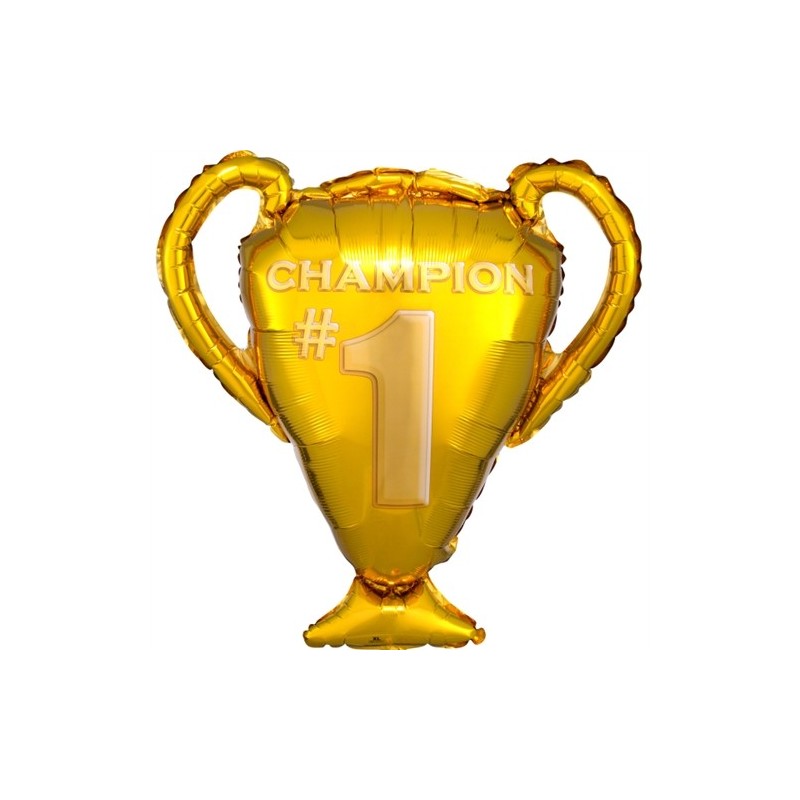 BALLON METALLIQUE COUPE OR CHAMPION 71 CM BALLON METALLIQUE COUPE OR CHAMPION 71 CM