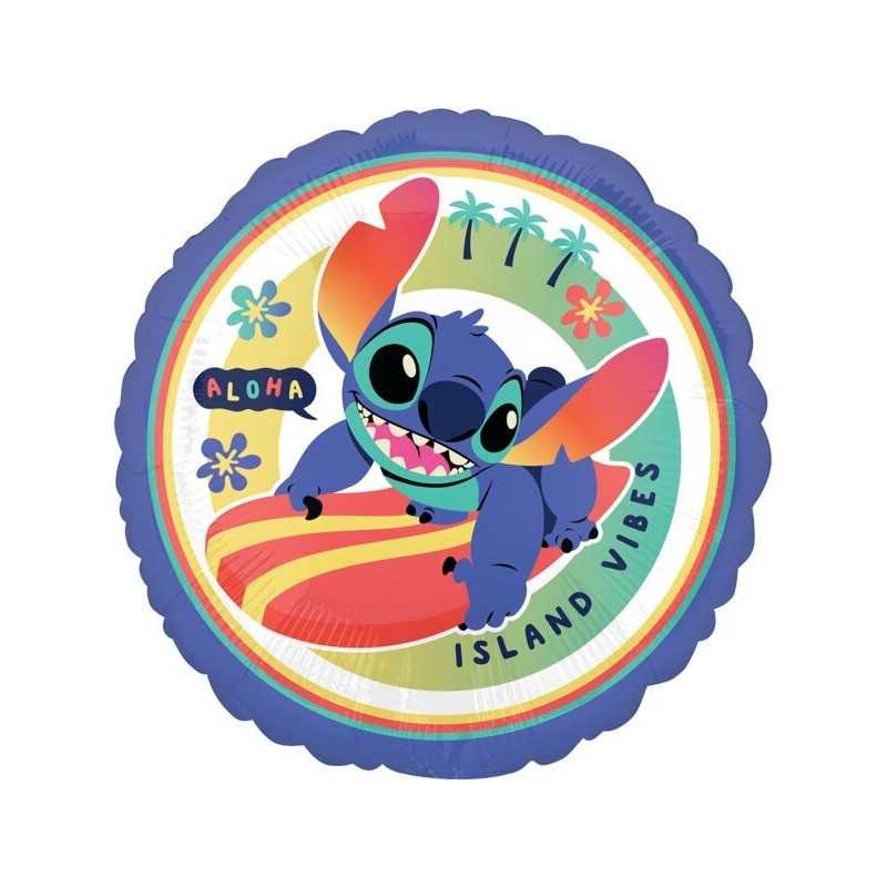 BALLON METALLIQUE STITCH ROND 43 CM