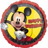 BALLON METALLIQUE ROND MICKEY HAPPY BIRTHDAY 43 CM  BALLON METALLIQUE ROND MICKEY HAPPY BIRTHDAY 43 CM