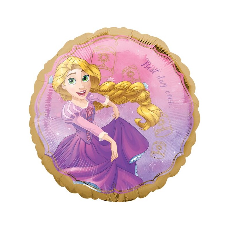 BALLON METALLIQUE ROND PRINCESSE DISNEY RAIPONCE 43 CM 