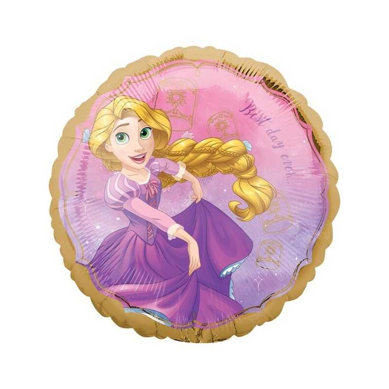 BALLON METALLIQUE ROND PRINCESSE DISNEY RAIPONCE 43 CM