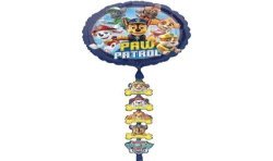 BALLON METALLIQUE ROND PAW PATROL PAT PATROUILLE AIRWALKER 60 X 170 CM