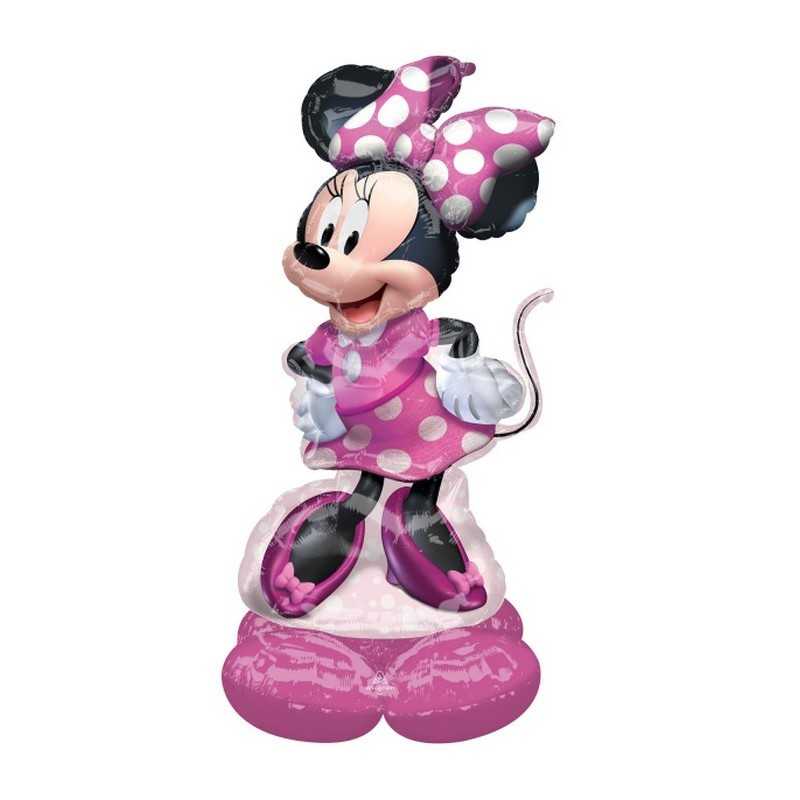 BALLON METALLIQUE AIRLOONZ MINNIE MOUSSE 121 CM