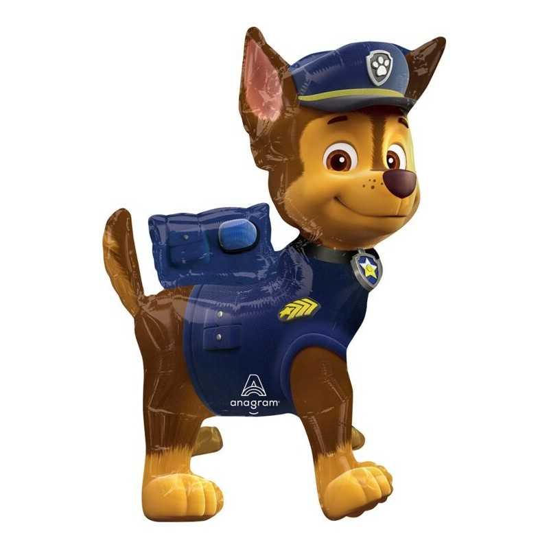 BALLON METALLIQUE CHASE PAW PATROL PAT PATROUILLE AIR-FILLED 45 X 60 CM