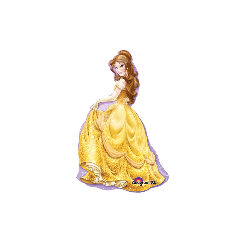 BALLON METALLIQUE PRINCESSE DISNEY LA BELLE DE LA BELLE ET LA BETE 39 X 99CM