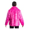 DEGUISEMENT MANTEAU FAUSSE FOURRURE ROSE FUCHSIA TAILLE M