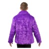 DEGUISEMENT MANTEAU FAUSSE FOURRURE VIOLET TAILLE M