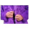 DEGUISEMENT MANTEAU FAUSSE FOURRURE VIOLET TAILLE M