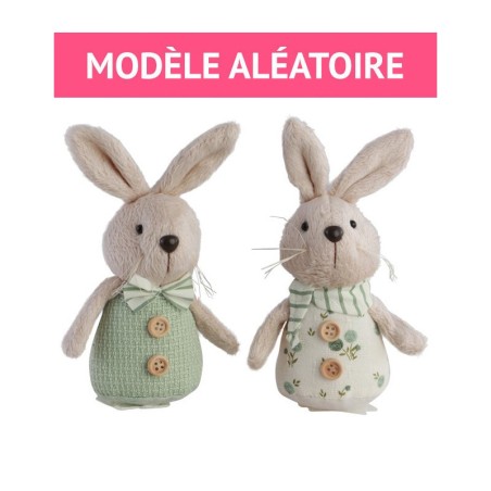 LAPIN DECO A SUSPENDRE VERT SAUGE MODEL ASSORTIS 