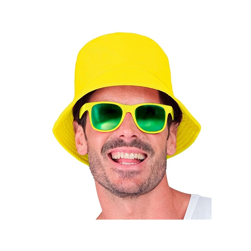 CHAPEAU BOB JAUNE FLUO