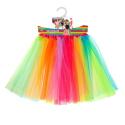 TUTU EN TULLE MULTICOLORE 40 CM