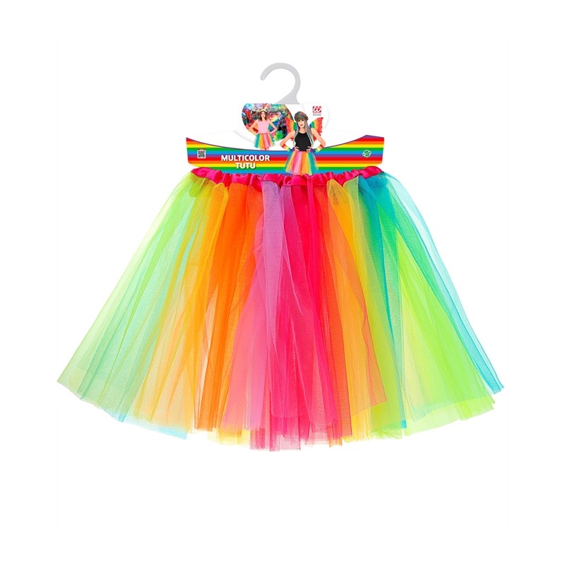 TUTU EN TULLE MULTICOLORE 40 CM