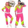 DEGUISEMENT SURVETEMENT DES ANNEES 80 ROSE TAILLE XS