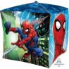 BALLON METALLIQUE CUBEZ SPIDERMAN MARVEL 38 X 38 CM  BALLON METALLIQUE CUBEZ SPIDERMAN MARVEL 38 X 38 CM