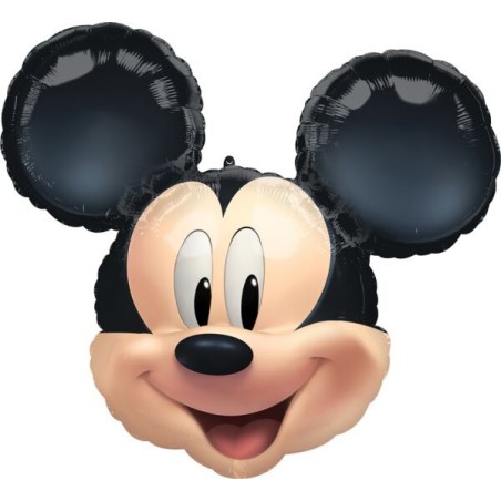BALLON METALLIQUE TETE DE MICKEY DISNEY 63 X 55 CM 