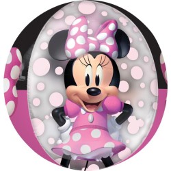 BALLON METALLIQUE MINNIE ROSE DISNEY ORBZ 38 X 40 CM 